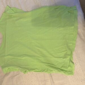 Lime Green Sleeveless Top